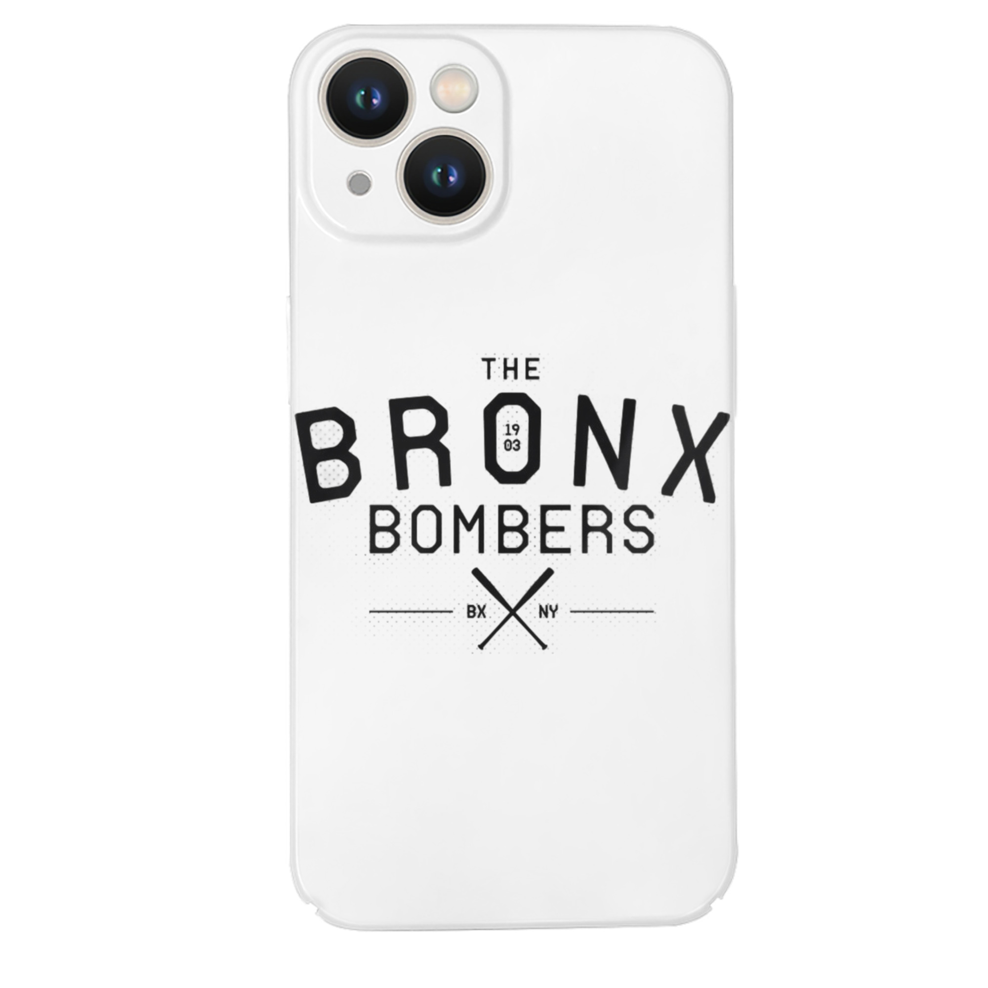New York Yankees The Bronx Bombers 1903 IPhone 14 Series Full-Cover Hard Case – Shockproof With Raised Camera Protection – Precise Cutouts, Wireless Charging Compatible – Durable, Anti-Yellowing, Easy To Clean